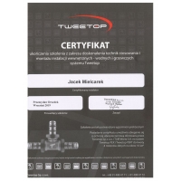 Certyfikat Autoryzowany Instalator systemów ogrzewania do Pomp Ciepła TweeTop