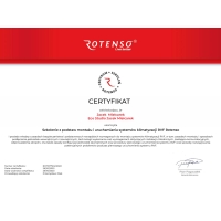 Certyfikat Autoryzowany serwis Klimatyzatorów ROTENSO RVF - Nowa Sól