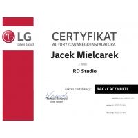 Certyfikat Autoryzowany serwis Klimatyzatorów LG